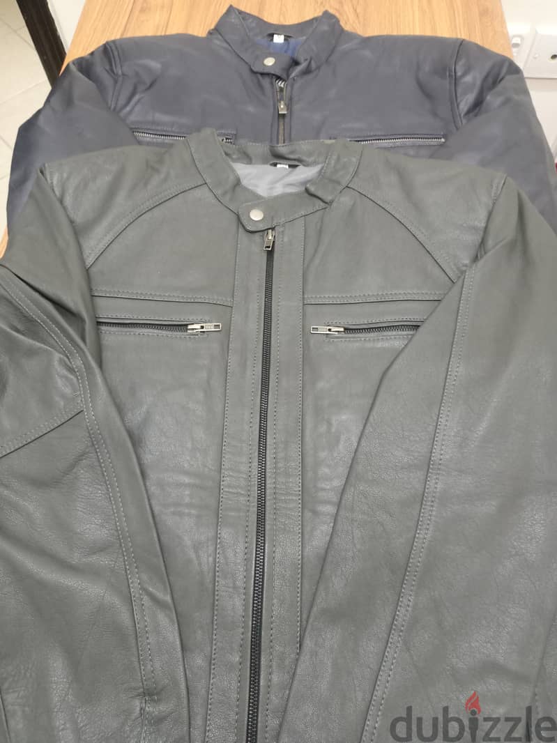 Men Genuine leather jacket 4