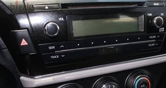 Corolla 2015 original CD player with frame 0