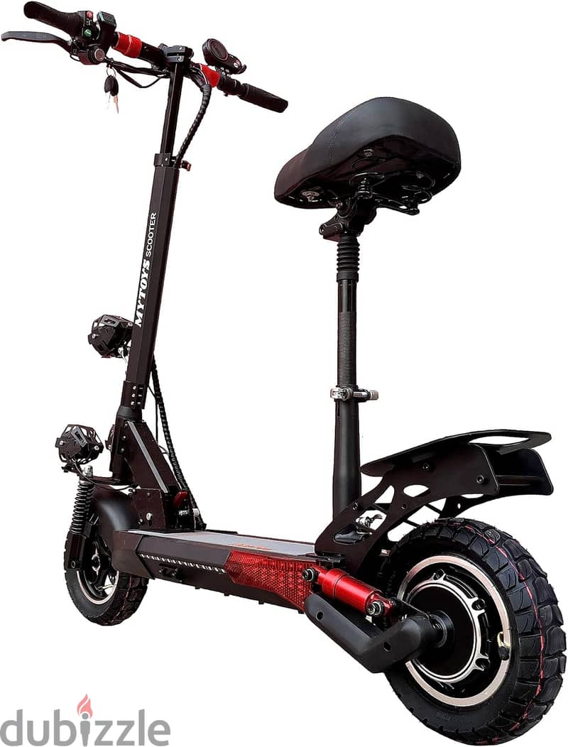 high speed , suspension scooter long range with chair 2