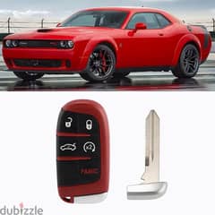 Dodge red Key case