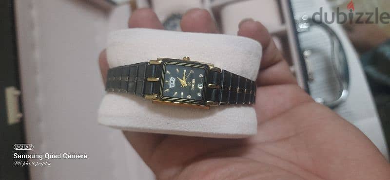 Gold plateed watch for lady 0