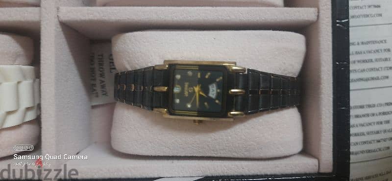 Gold plateed watch for lady 1
