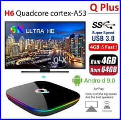 4K Smart TV Box 4GB Ram / 64GB Rom/All Country TV Channels Working 0