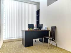 (লxব) Bright office with a nice view for rent in Adliya. Call now! 0