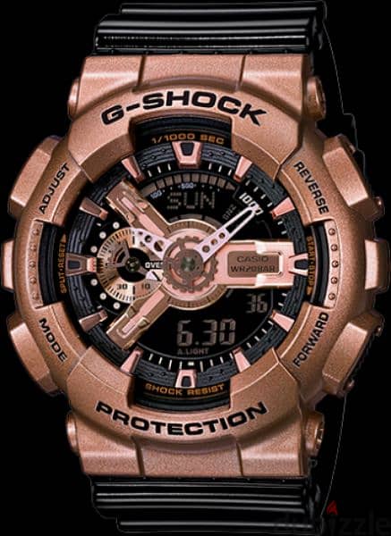 G shock original hot sale black gold