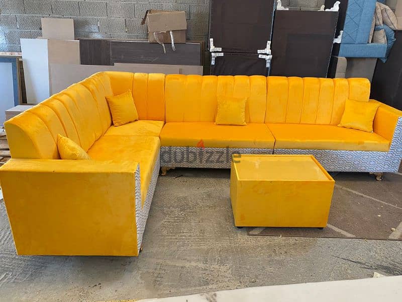 New fabricated sofa set with coffee table 85 BHD. 39591722 16