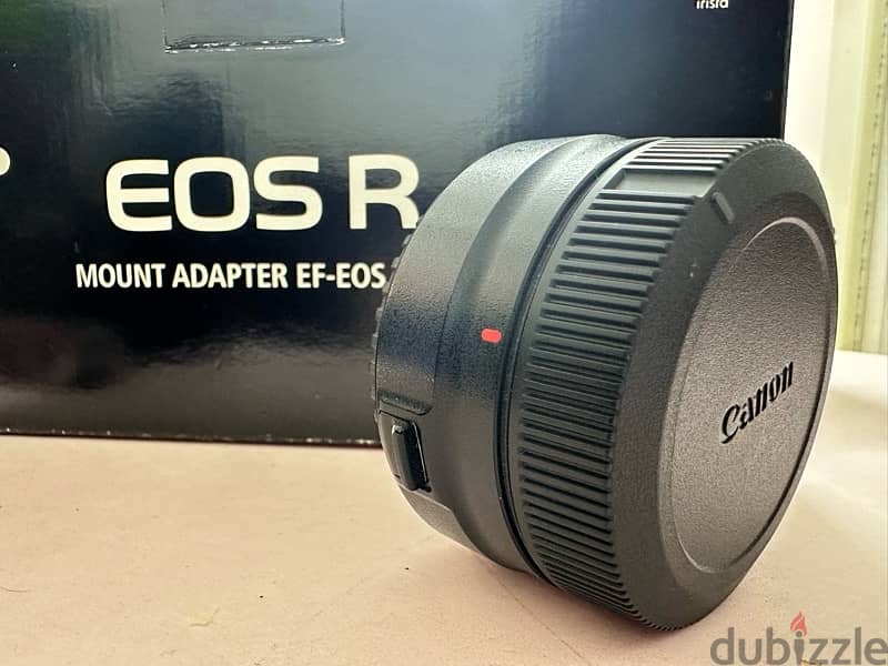 canon EOS R with adaptor 5