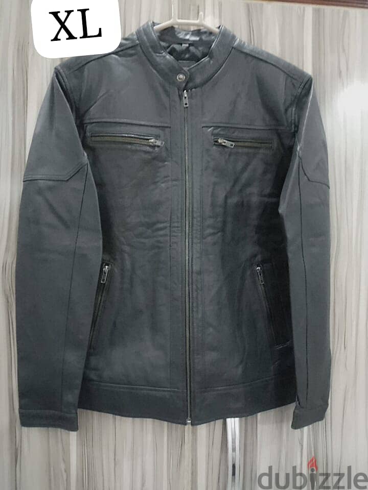 Men genuine Pakistani Leather jacket 2