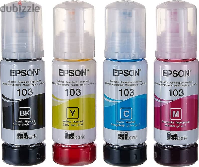 Epson EcoTank 104 Ink Bottle, Cyan