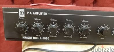 AUDIO  P A AMPLIFIER  KHALDI MOD 2- 5060 FULL POWER FOR SALE 0