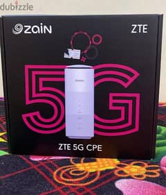 5G zte brand new router for sale for zain broadband only 0