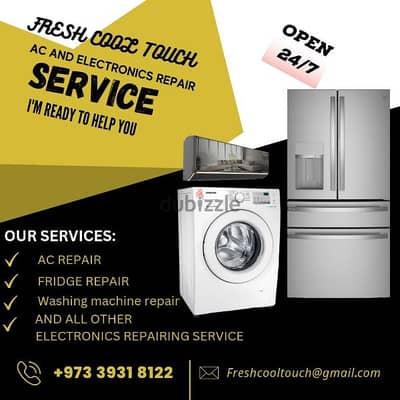 Ac Repair washing Machines Refrigerate Dryer Dishwasher Oven