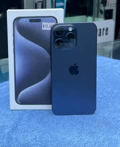 iPhone 15 pro max blue titanium 256 gb only 15 days cash exchange poss 0