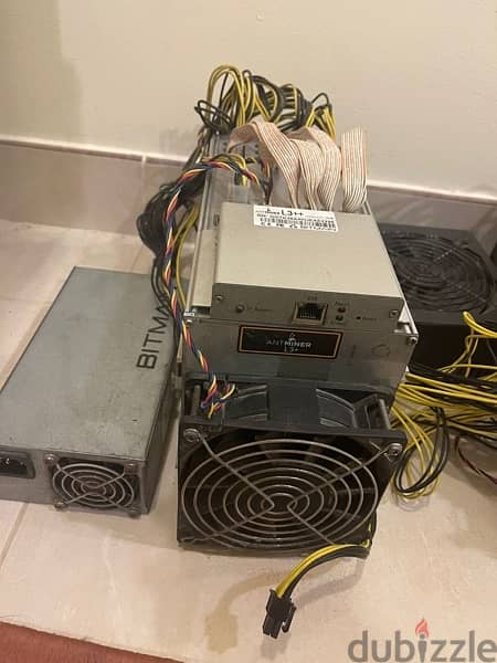 اجهزة تعدين L3 و L3++ عدد 5 antminer miner 1