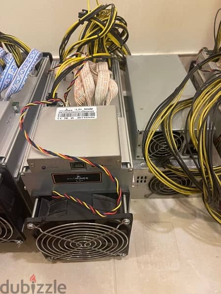 اجهزة تعدين L3 و L3++ عدد 5 antminer miner 2