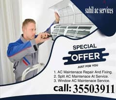 All kinds of ac repairs and maintenance services