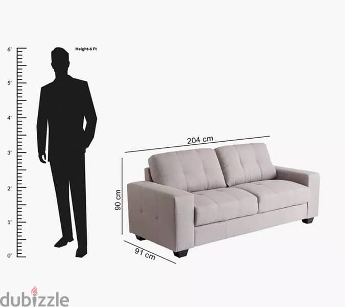 Sofa (Fabric) 2+3 seater (Home box) 7