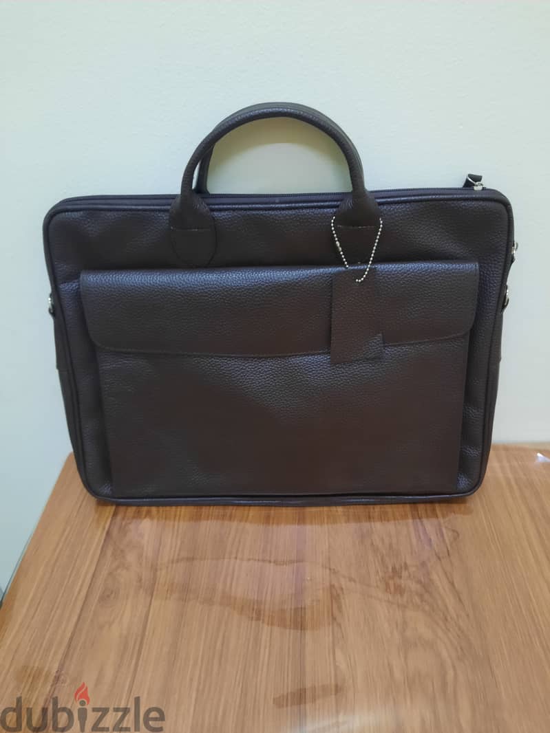 Laptops bag / case genuine leather 4