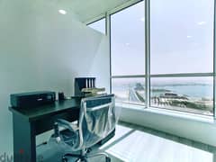 Good offices With Free Services Monthly 75 BHd al sanabis tower for1 y