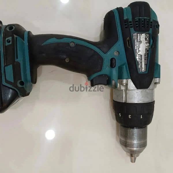 Used Makita Cordless Hammer drill DHP458 مثقاب مطرقة مكيتا لاسلكي 3