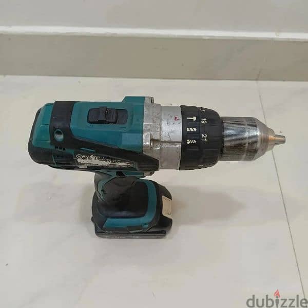 Used Makita Cordless Hammer drill DHP458 مثقاب مطرقة مكيتا لاسلكي 4