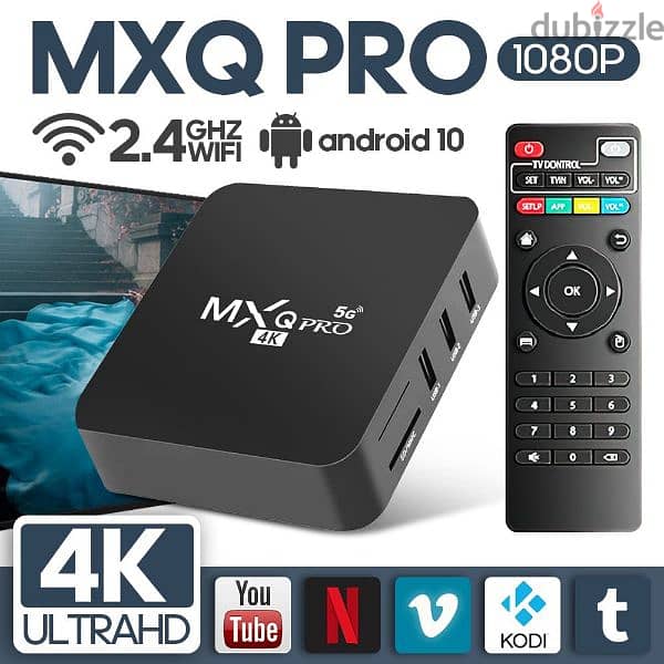 4K Android tv box Reciever/All tv channels without Dish/No need Airtel 0