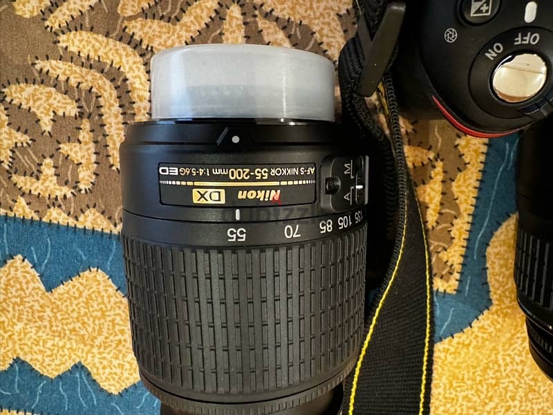 Nikon D3200 with or without 3 lens (50mm; 18-55mm; 55-200mm) 3