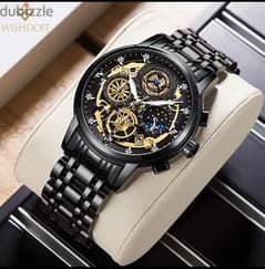 Chronograph Water Resistance Stainless Steel Watch Man