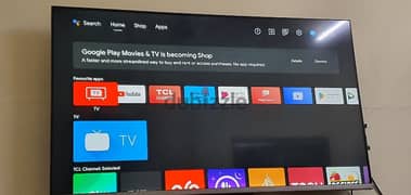 TCL android 50 inch TV perfect condition 0