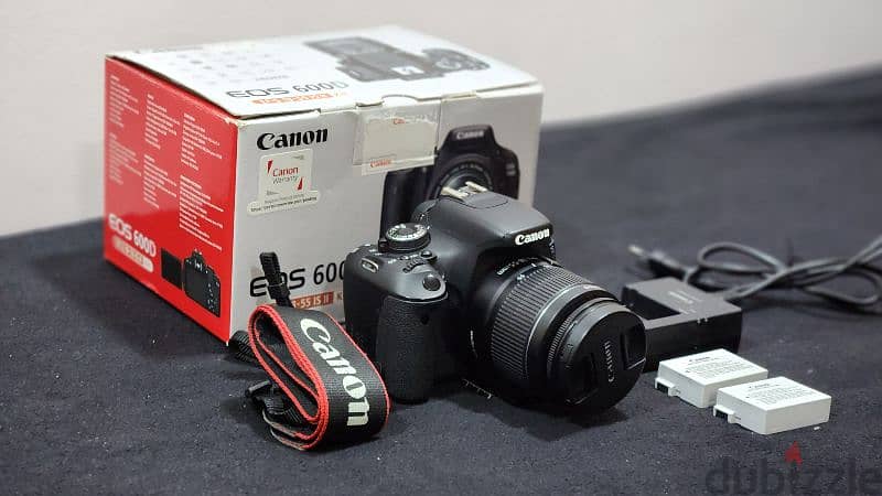 Canon 600D camera with all accessories 3