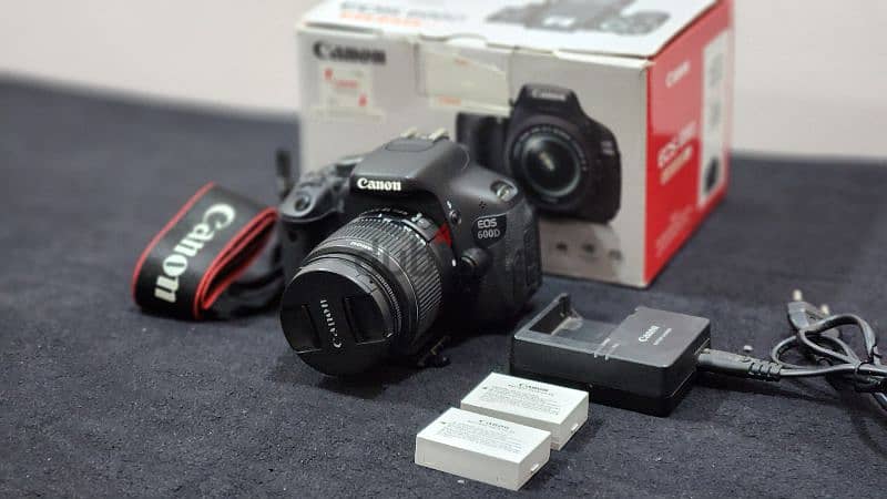Canon 600D camera with all accessories 5