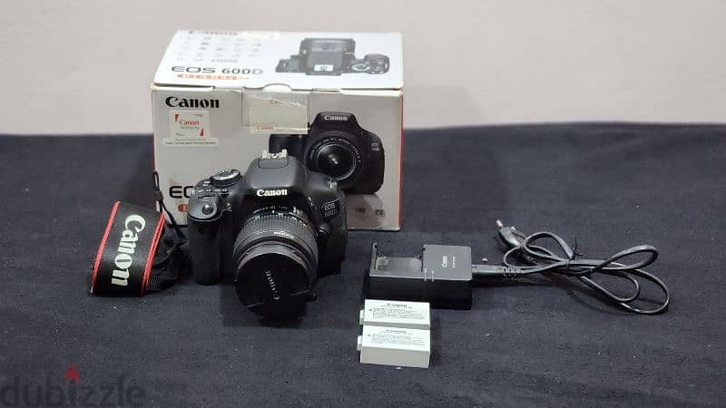 Canon 600D camera with all accessories 7