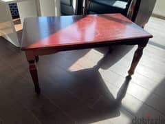wooden table for urgent sale 8 BD