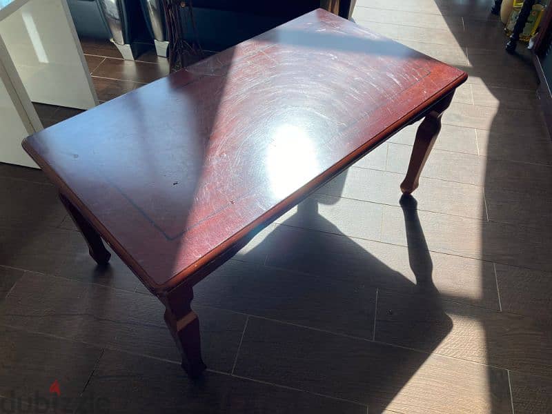 wooden table for urgent sale 1