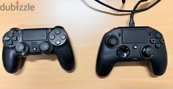 Dualshock Ps4 and Nacon wired ps4 controllers for sale