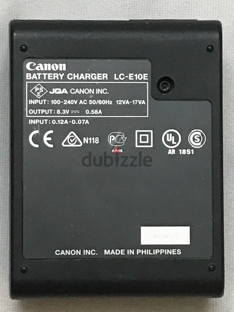 Canon LC-E10 Battery Charger 1