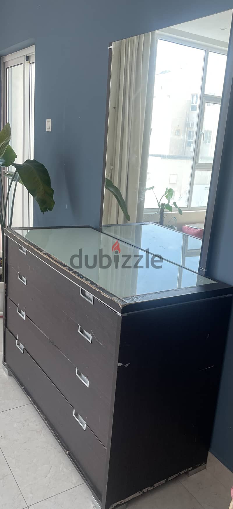 Home Centre Engineered Wood Helios Rhine Dresser Mirror With Drawer - Black  : Amazon.in: Home & Kitchen