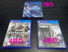 Used PS4 games for sale. Good Condition