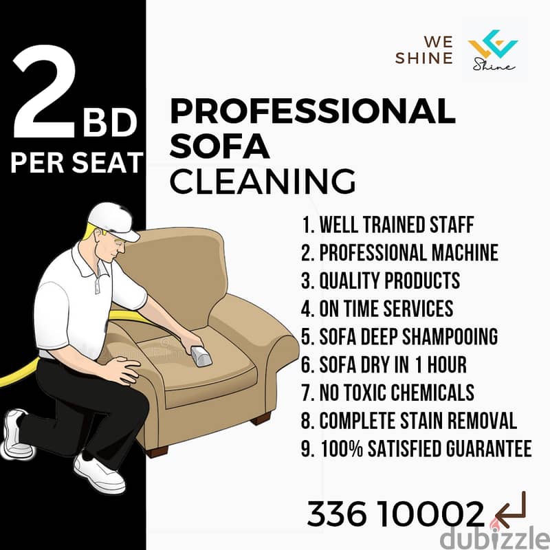 "Say Goodbye to Stains! Deep Cleaning for Sofas at Affordable price 6