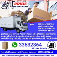 / pride movers Packers company services all Bahrain/ 0