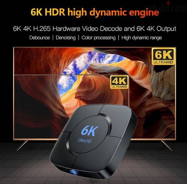 4K Android TV box Reciever/All tv channels without dish/Smart box 1