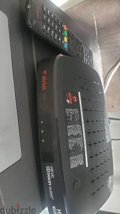 Airtel HD receiver for sale with Lmp 0