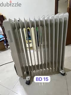 Room heater for sale urgent only 15 BD
