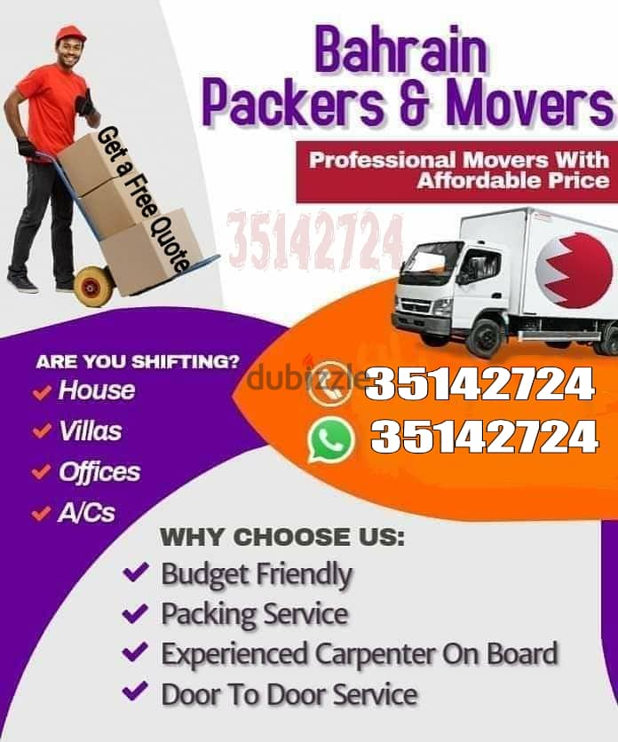 Furniture Moving packing Bahrain carpenter labours Transport 35142724 0
