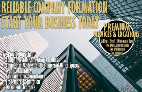 Company formation for Business/Complete CR amendments . Inquire!