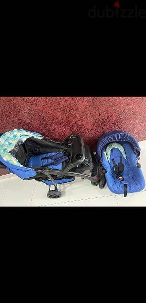 Baby stroller junior with car seat 0
