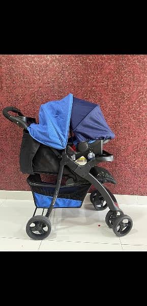 Baby stroller junior with car seat 4
