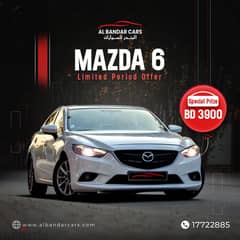MAZDA 6 YEAR 2014 White Great Condition Special Price