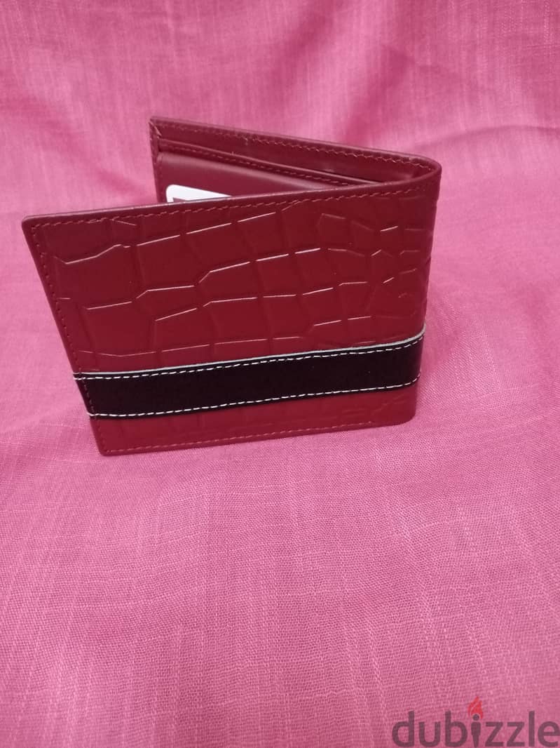 Men genuine Pakistani cow leather wallets 2