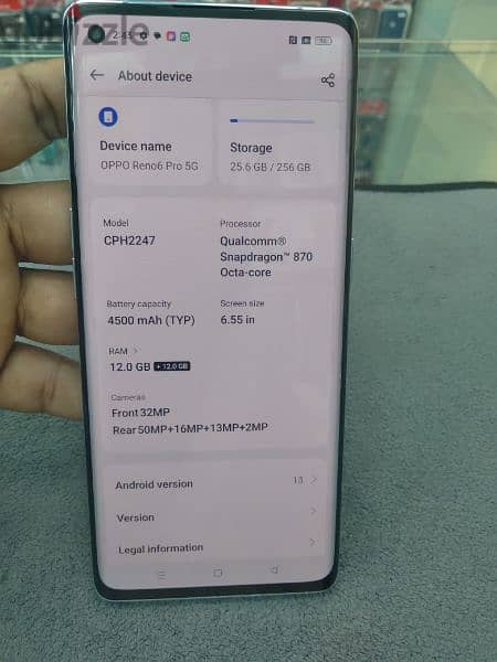 Oppo Reno 6pro 5g for sell. 37756782 2